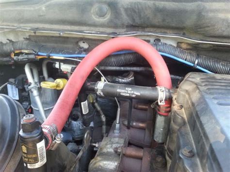 6.7 cummins heater hose connector leak|Egr coolant bypass hose leak solution 6.7 cummins